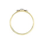 Bague Adamina Or Jaune Diamant - Bagues avec pierre Femme | Histoire d&rsquo;Or