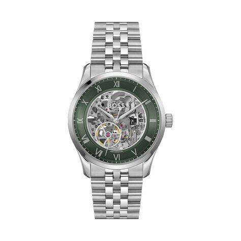 Montre Boss Principle Skeleton Vert - Montres Homme | Histoire d’Or