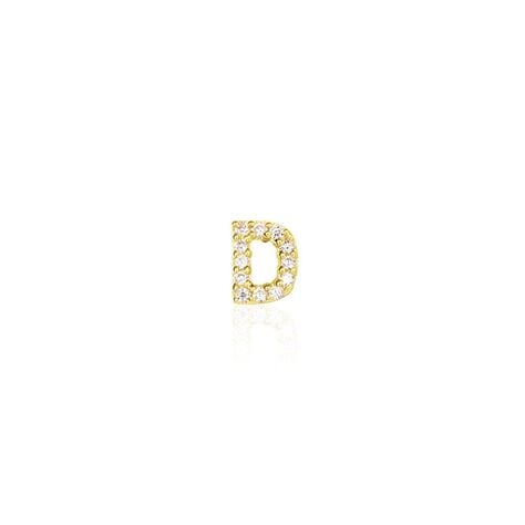 Boucle D'oreille Puce Unitaire Jodoca Or Jaune Oxyde De Zirconium - Clous d'oreilles Femme | Histoire d’Or
