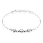 Bracelet Edyta Argent Blanc Oxyde De Zirconium - Bracelets Femme | Histoire d&rsquo;Or