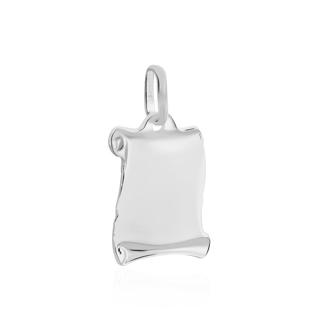 Pendentif Zodiaque Parchemin Argent Blanc - Pendentifs Zodiaque Famille | Histoire d’Or