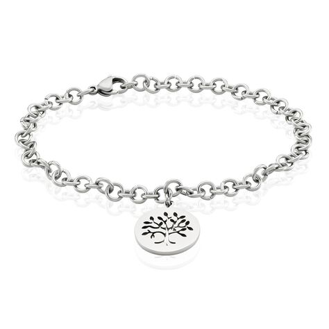 Bracelet Acier Blanc Ganet - Bracelets Femme | Histoire d’Or