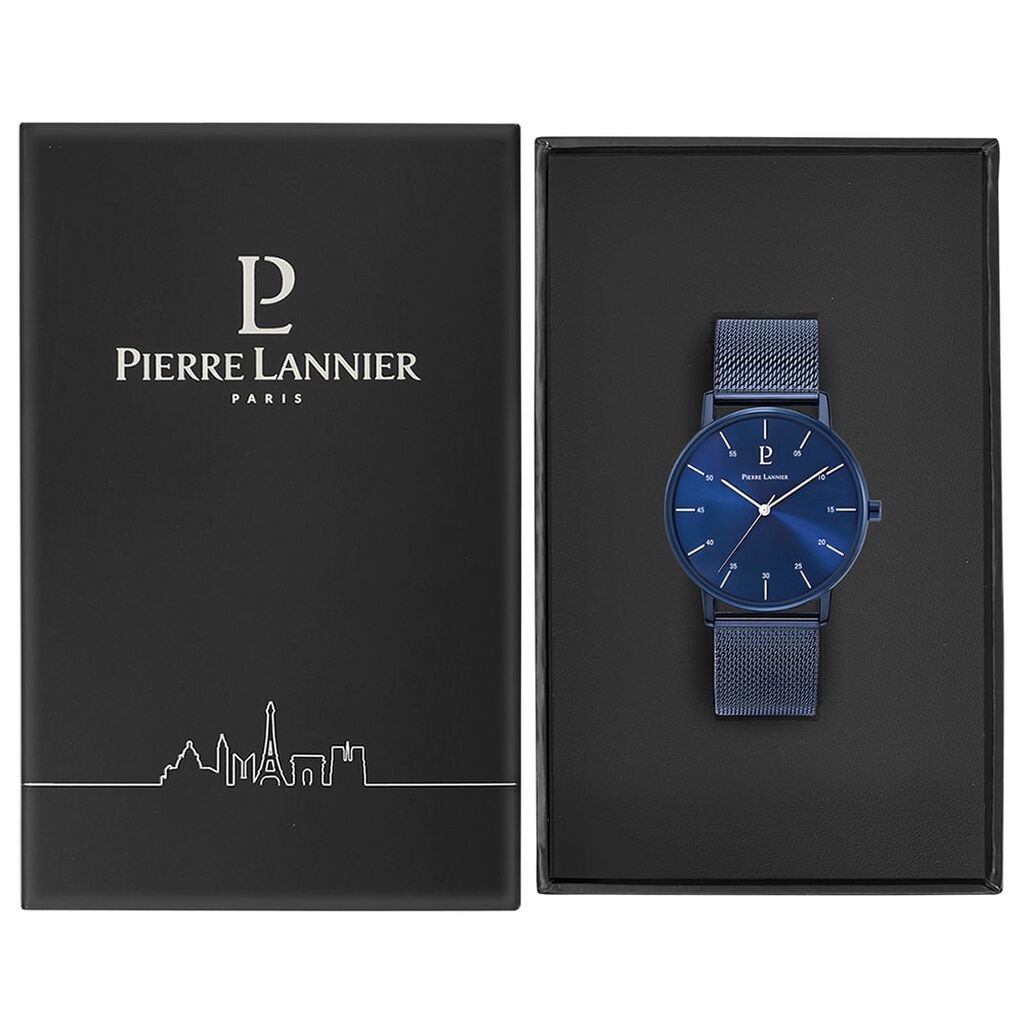 Montre Pierre Lannier Collection Cityline Bleu - Montres Homme | Histoire d&rsquo;Or