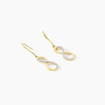 Boucles D'oreilles Pendantes Infino Or Jaune Diamant - Boucles d'oreilles pendantes Femme | Histoire d&rsquo;Or