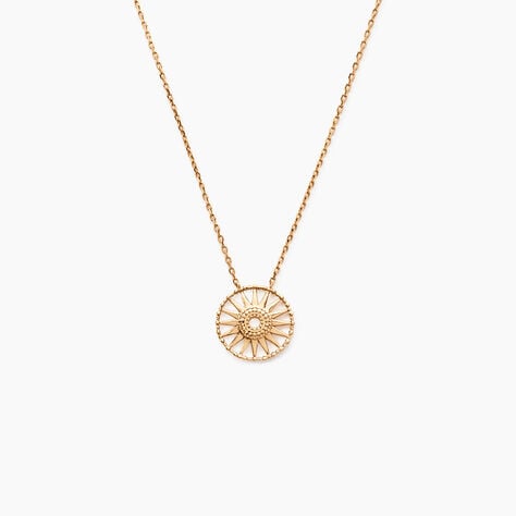 Collier Rosae Plaque Or Jaune - Colliers Femme | Histoire d’Or