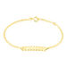 Bracelet Identité Esta Maille Forçat Or Jaune - Bracelets Communion Enfant | Histoire d’Or