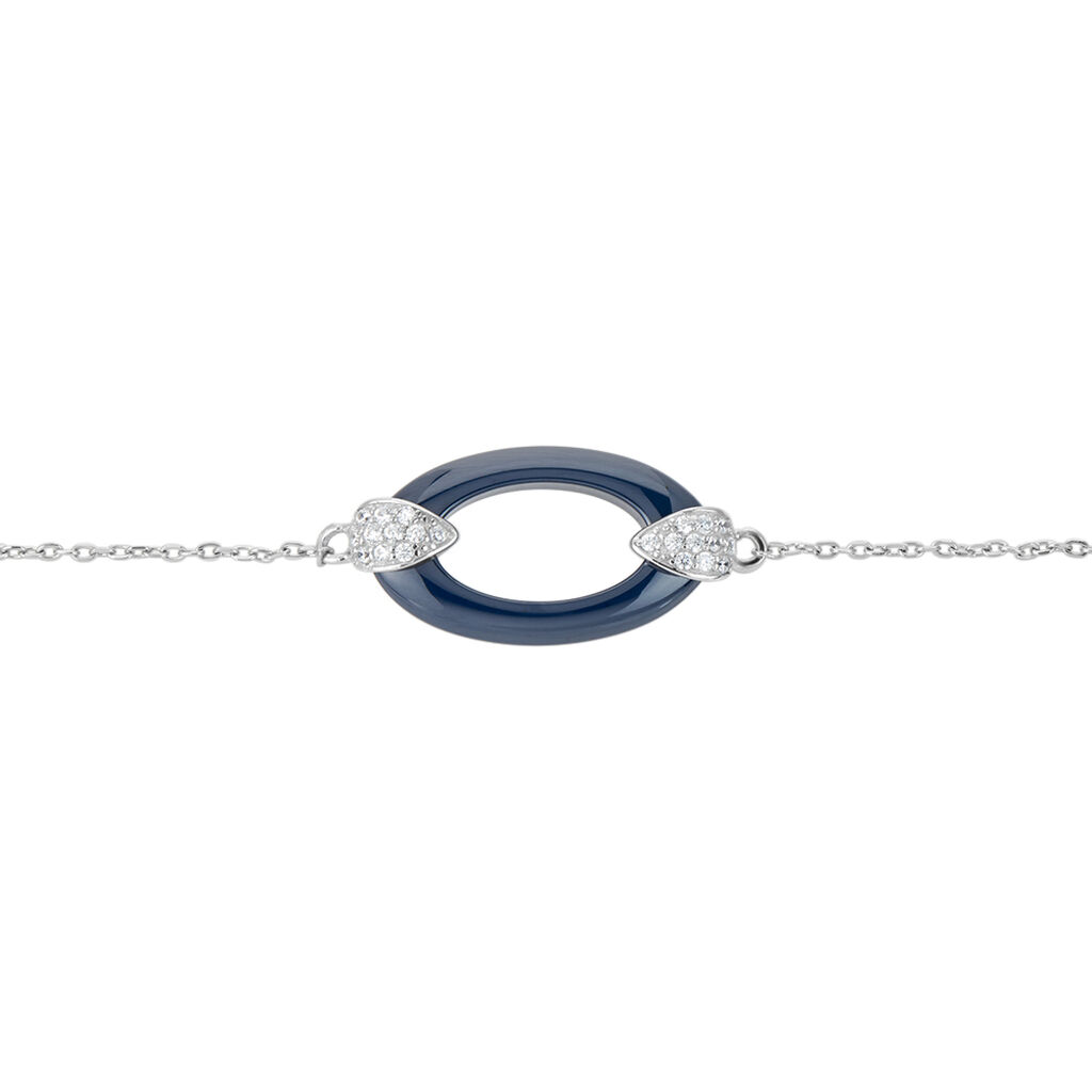 Bracelet Peer Argent Blanc Oxyde De Zirconium - Bracelets Femme | Histoire d’Or