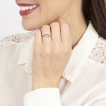 Bague Loriana Or Blanc Diamant - Bagues avec pierre Femme | Histoire d&rsquo;Or