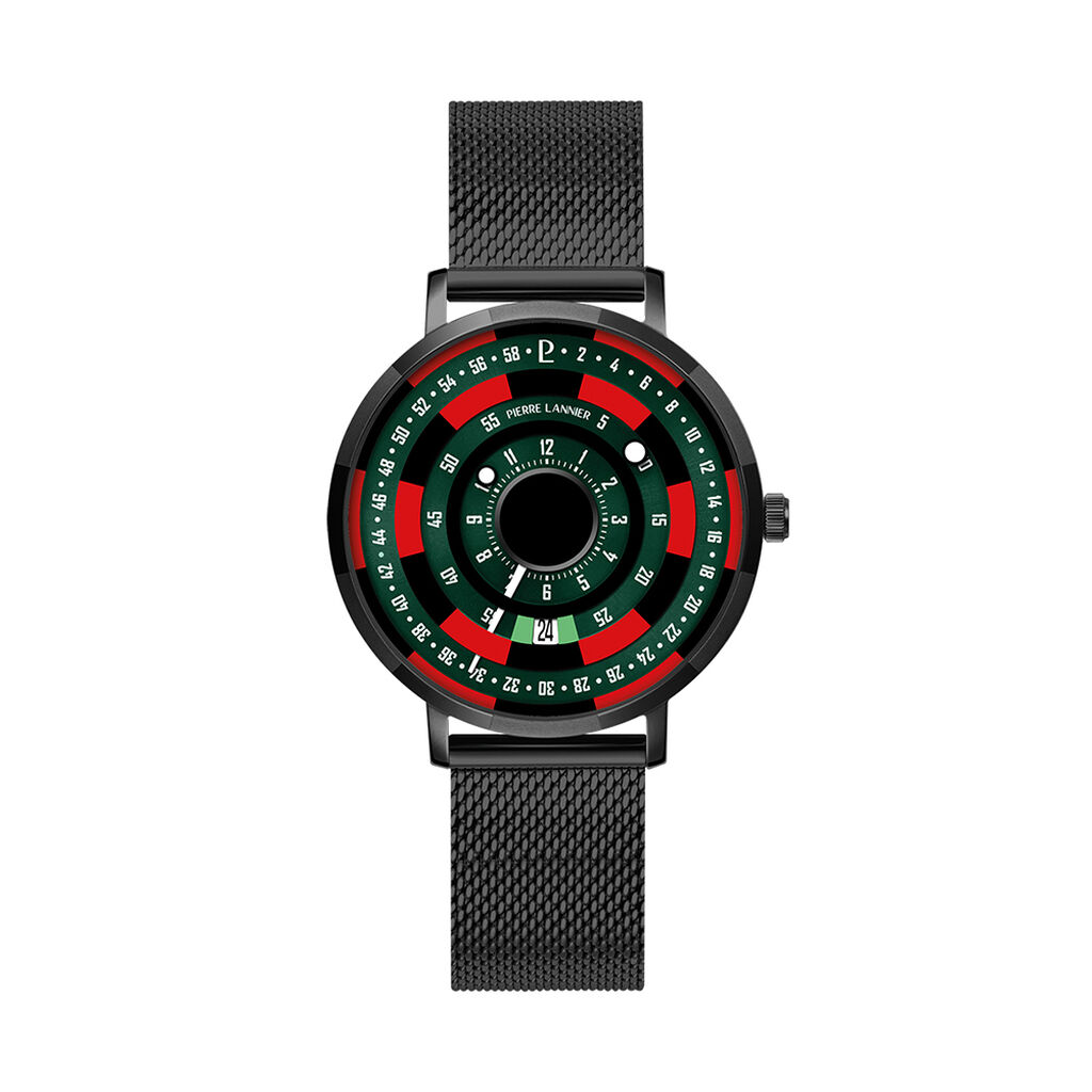 Montre Pierre Lannier Lannier Blackjack Vert - F&ecirc;te des p&egrave;res Homme | Histoire d&rsquo;Or