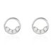 Boucles D'oreilles Puces Argent Blanc Vivence Oxydes De Zirconium - Boucles d'oreilles fantaisie Femme | Histoire d’Or