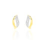 Boucles D'oreilles Puces Smeralda Or Jaune Diamant