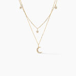 Collier Stellar Or Jaune Oxyde De Zirconium - Colliers Femme | Histoire d&rsquo;Or