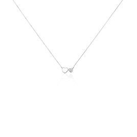 Collier Or Blanc Stacia Diamants - Colliers Femme | Histoire d’Or