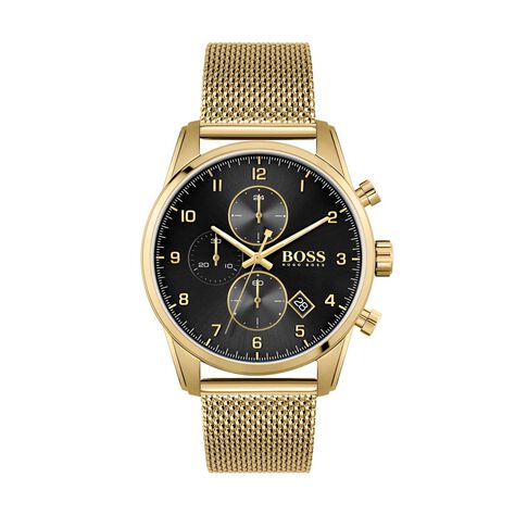 Montre Boss Skymaster Noir - Montres Homme | Histoire d’Or