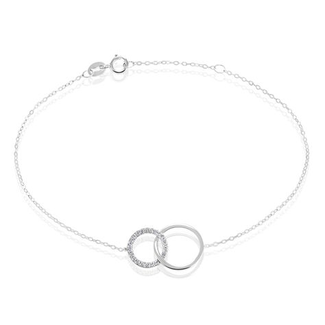 Bracelet Or Blanc Nesrine Oxydes - Bracelets Femme | Histoire d’Or