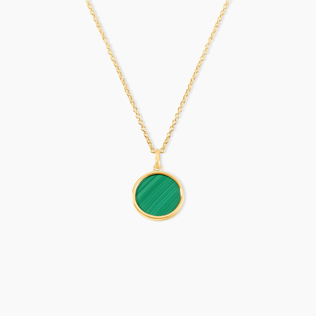 Pendentif Ultane Or Jaune Malachite - Pendentifs Femme | Histoire d&rsquo;Or