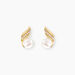 Boucles D'oreilles Puces Antoinette Or Jaune Perle De Culture - Clous d'oreilles Femme | Histoire d’Or