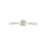 Bague Solitaire Hemera Or Jaune Diamant - Bagues solitaires Femme | Histoire d&rsquo;Or