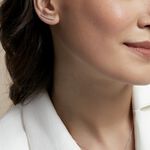 Boucles D'oreilles Grimpantes Fadoua Or Blanc Diamants - Boucles d'oreilles pendantes Femme | Histoire d&rsquo;Or