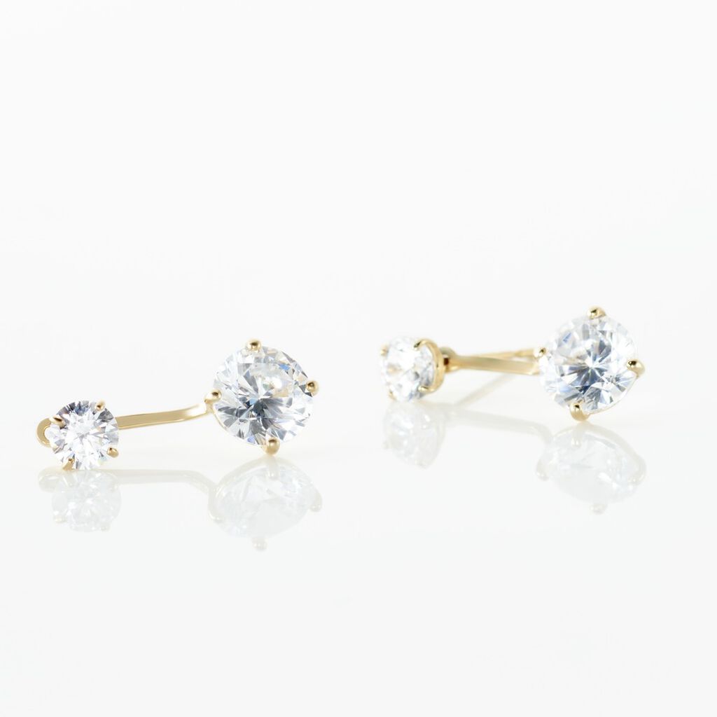 Bijoux D'oreilles Or Jaune Nerius Oxyde - Ear cuffs Femme | Histoire d’Or