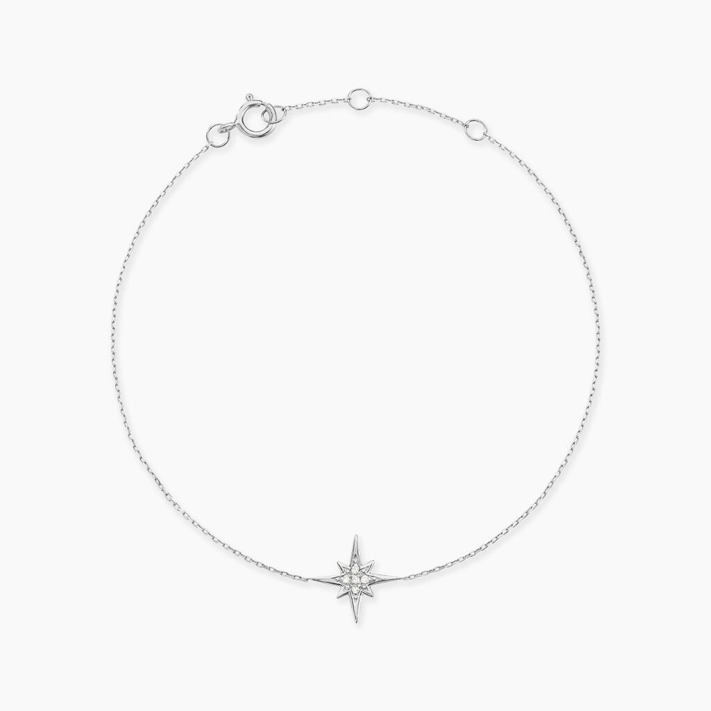 Bracelet Aveline Or Blanc Diamant