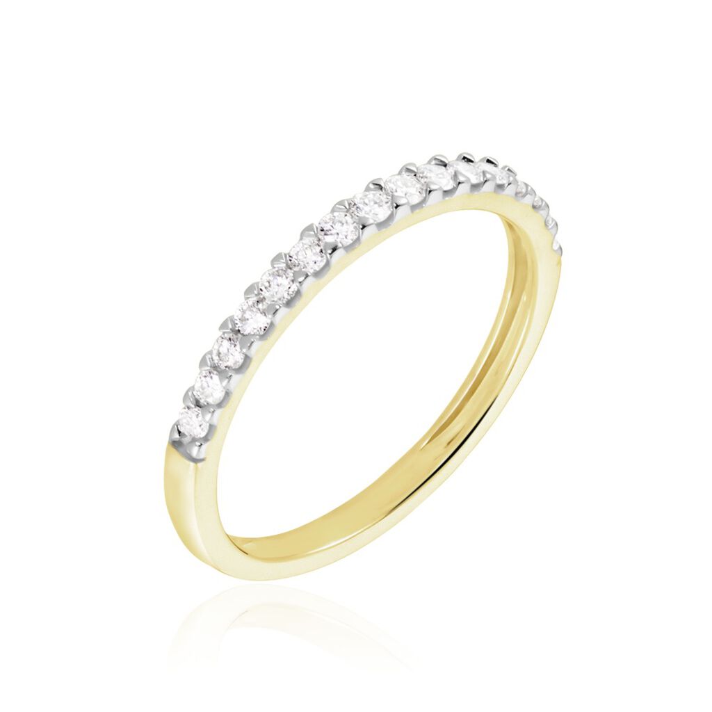 Bague Gizella Or Jaune Diamant - Alliances Femme | Histoire d’Or