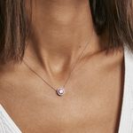 Collier Rio Copacabana Argent Rose Oxyde De Zirconium - Colliers fantaisie Femme | Histoire d&rsquo;Or