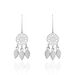 Boucles D'oreilles Pendantes Ida Argent Blanc - Boucles d'oreilles fantaisie Femme | Histoire d’Or