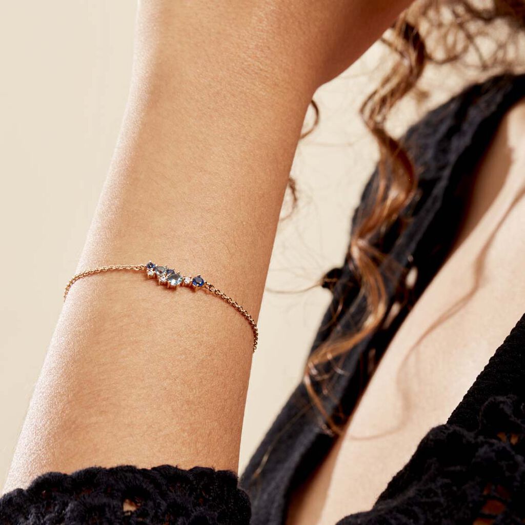 Bracelet More Plaqué Or Pierre Artificielle - Bracelets Femme | Histoire d’Or