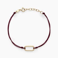 Bracelet Infini Pop Argent Jaune