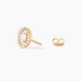 Boucles D'oreilles Puces Classical Plaqué Or Jaune Oxyde De Zirconium - Boucles d'oreilles fantaisie Femme | Histoire d’Or