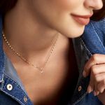 Collier Or Jaune Luminae Oxyde De Zirconium - Colliers Femme | Histoire d&rsquo;Or