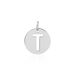 Pendentif Elio T Argent Blanc