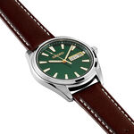Montre Seiko Classique Vert Fonc&eacute; - F&ecirc;te des p&egrave;res Homme | Histoire d&rsquo;Or