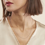 Cha&icirc;ne Ilan Maille For&ccedil;at Ronde Or Blanc - Chaines Famille | Histoire d&rsquo;Or