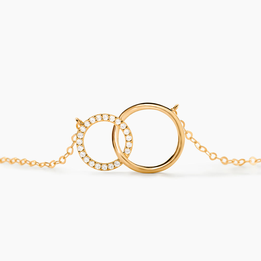 Collier Or Jaune Nesrine Oxydes - Colliers Femme | Histoire d’Or