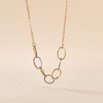 Collier Lucette Or Bicolore - Bijoux sans pierre Femme | Histoire d&rsquo;Or