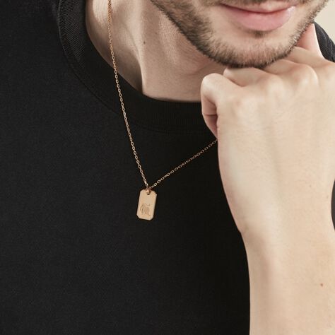 Collier Plaqué Or Quintien - Colliers Zodiaque Homme | Histoire d’Or