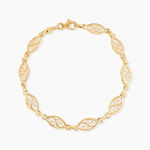 Bracelet Maille Acanty Or Jaune - Bracelets cha&icirc;ne Femme | Histoire d&rsquo;Or