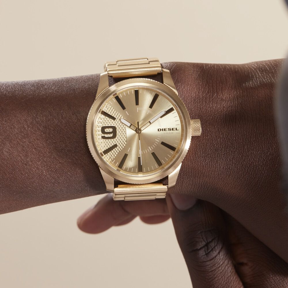 Montre Diesel homme acier doré - Homme - modèle DZ7333 | MATY
