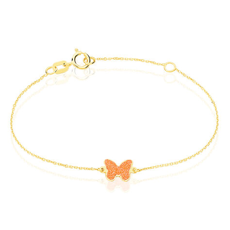 Bracelet Solena Papillon Or Jaune - Bijoux Papillon Enfant | Histoire d’Or