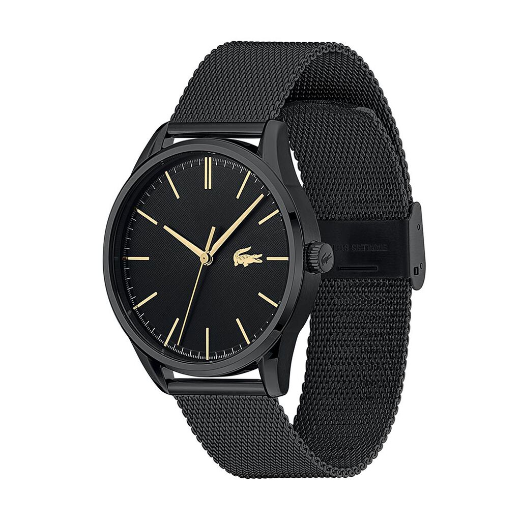 Montre Lacoste Vienna Noir - Montres Homme | Histoire d&rsquo;Or