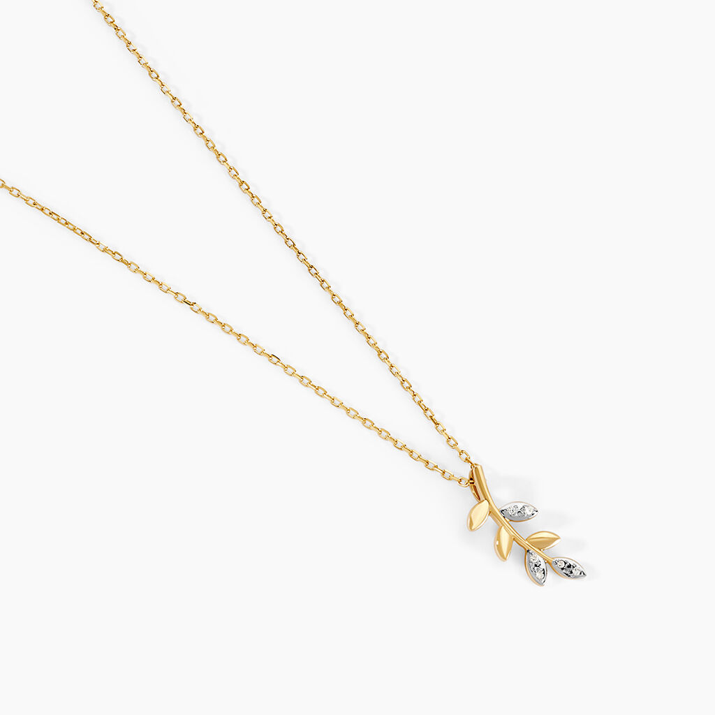 Collier Palmiro Or Jaune Diamant - Colliers Femme | Histoire d’Or