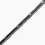 Bracelet Naturel Acier Blanc H&eacute;matite - F&ecirc;te des p&egrave;res Homme | Histoire d&rsquo;Or
