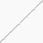 Bracelet Eva Acier Blanc - Bracelets fantaisie Femme | Histoire d&rsquo;Or