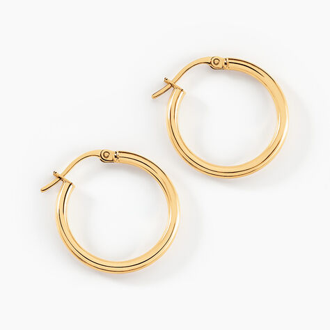 Créoles Verania Or Jaune - Boucles d'oreilles créoles Femme | Histoire d’Or