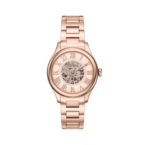 Montre Fossil Gilmore Automatic Rose - F&ecirc;te des m&egrave;res Femme | Histoire d&rsquo;Or