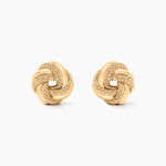 Boucles D'oreilles Puces Or Jaune Campanula - Clous d'oreilles Femme | Histoire d&rsquo;Or