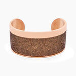 Bracelet Manchette Ouvert Acier Rose Carron - Bracelets manchettes Femme | Histoire d&rsquo;Or