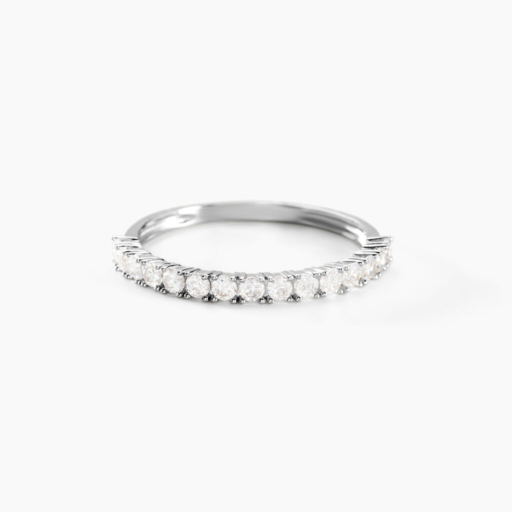 Alliance Julietta Or Blanc Oxyde De Zirconium - Alliances Femme | Histoire d’Or